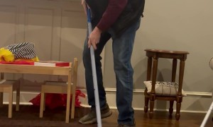 Grandparents Practicing for the Olympics