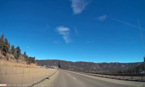 Loose Tire Smashes Into Truck’s Windshield on Freeway