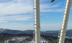 Snowboarders Hold Skier Precariously Dangling From Big Bear Lift