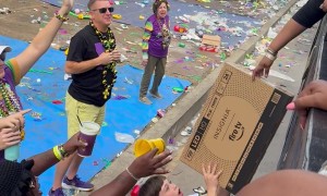 Carnival Kid Appreciative Of Free Television