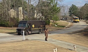 UPS Driver Always Has Love to Give