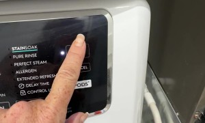 Washing Machine With Surprise Indoor Water Feature