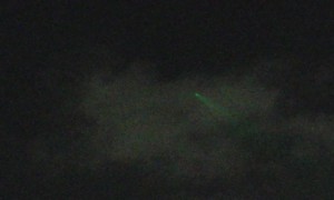 Unexplained Beam of Light Appears While Filming Thunderstorm With Drone