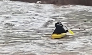 Kayak Sledding in Georgia