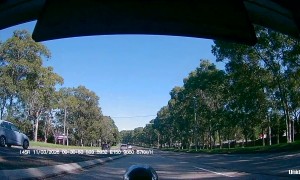 Near Miss With a Three-Car-Collision