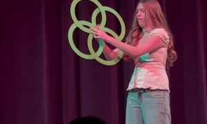 Eighth-Grader's Impressive Circus Ring Talent Show Act