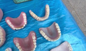 Street Vendor Selling Teeth