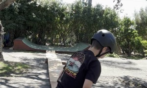 7-Year-Old Captures His Own Skateboarding Fail on Camera