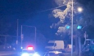 Police Immediately Bust Drifting Driver On Wet Road