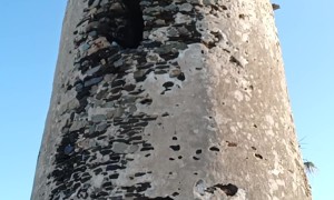 Guy Falls From Old Stone Tower