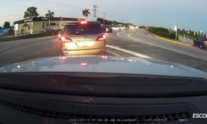 Bad Driver Gets Instant Karma