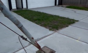 Utility Lines Block Driveway