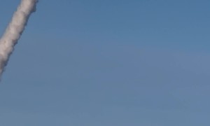 POV: Artemis II Launch From My Airplane Window