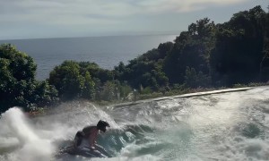 Jet Ski Tricks in a Pool