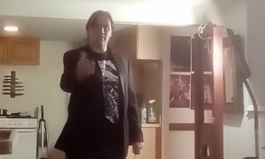 Magician Tests Out a New Trick With a Dove