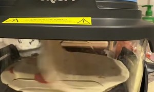 Tortilla Dances Inside Air Fryer