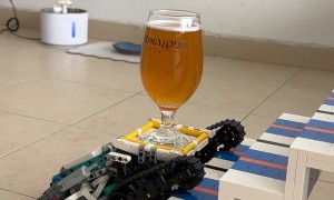 Lego Robot Fetches Me a Beer
