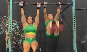 Bar Breaks During Synchronized Fitness Routine