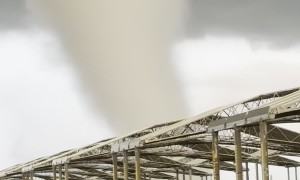 Tornado Forms Quickly Near Oklahoma Aircraft