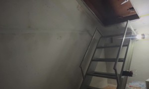 Inside a Storm Shelter as a Tornado Passes Overhead in Oklahoma