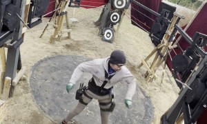 Chain Reaction Target System Hones Knife Throwing Skills