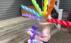 Nonchalant Birthday Balloon Mohawk Hat