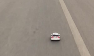 RC Car Driving Amongst Traffic
