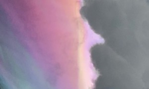 Iridescent Rainbow Clouds
