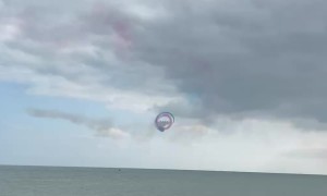 Red Arrows Display in Eastbourne