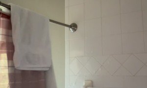 Man's Mood Ruined By Dramatic Shower Fall