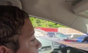 Low Speed Police on I-85 North in Atlanta