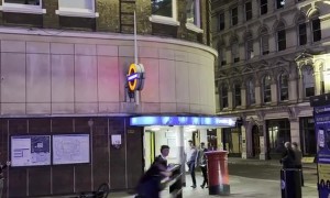 Lads Take a Spin on London Barrier
