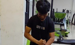 Gym Bro Flexes Too Hard