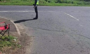 Motorcycle Road Road Racers Speed By in the North West 200