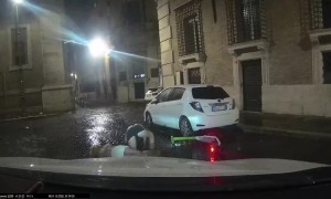Crashing a Scooter in the Rain
