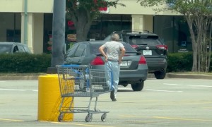 Man Chases After Dropped Money in the Wind