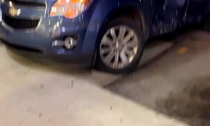 Wrecked Car Visits Liquor Store