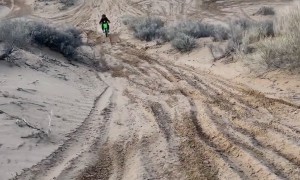 Front Flip Faceplant During First Time Dirt Biking