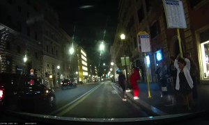 Careless Pedestrians Appear to Cause Traffic Collision