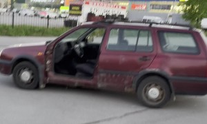 Man Falls Out of Car While Driving