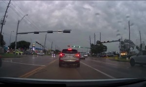 Near Miss as SUV Cuts Me Off