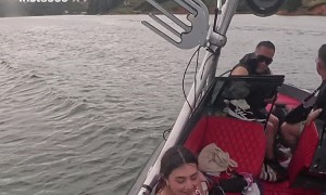 Man Loses His Phone on Bumpy Boat Ride