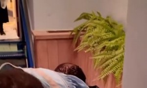 Pastor Falls Into Water During Baptism