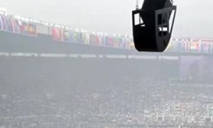 Soccer Field Flag Ceremony