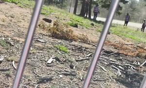 Pike's Peak Hill Climb Car Crash