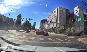 Red Light Rollover Crash