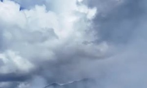 Lava Flow Meets the Ocean and Creates New Land