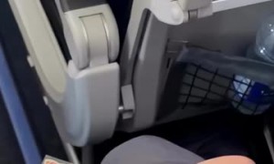 Toddler Hands Out Stickers to Passengers on Her Plane