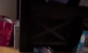 Tucker Has a Unique Way of Playing With His Balloon