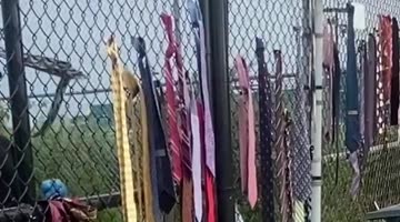 Security Removes Father's Day Ties at Detention Facility